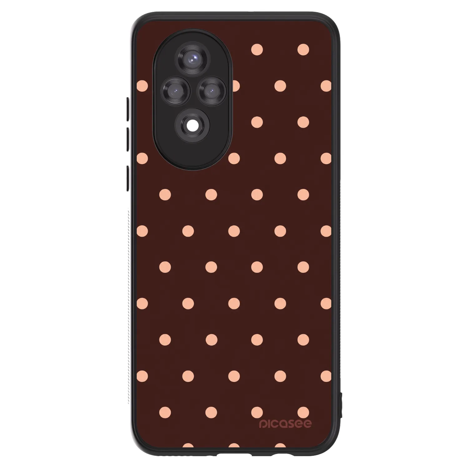 Picasee ULTIMATE CASE Honor 200 5G - készülékre - Peach Dots & Chocolate