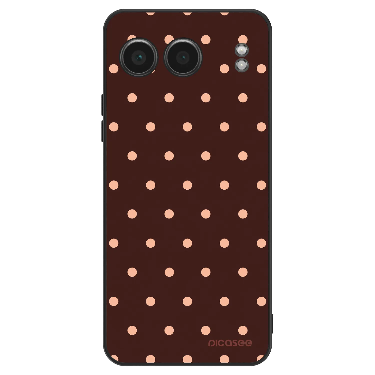 Picasee ULTIMATE CASE OnePlus Nord 4 - készülékre - Peach Dots & Chocolate