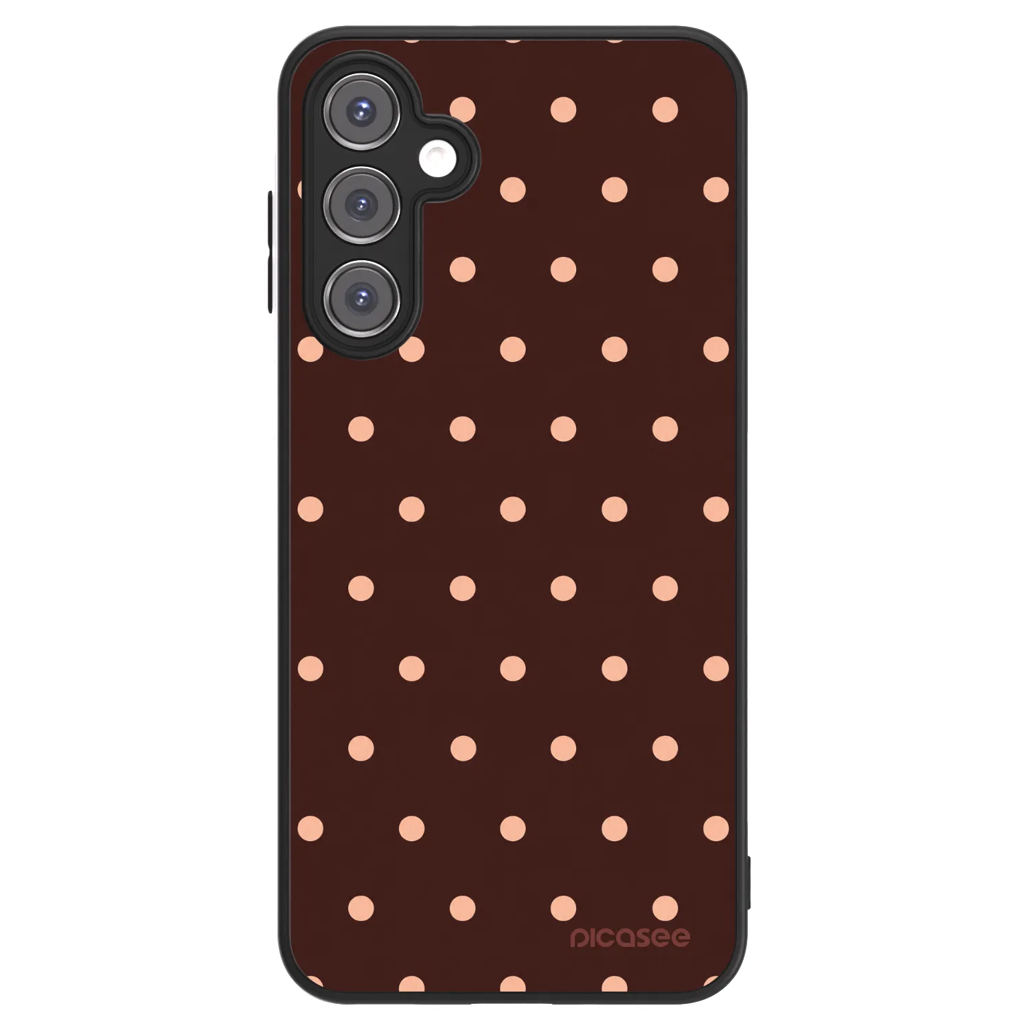 Picasee ULTIMATE CASE Samsung Galaxy A16 5G - készülékre - Peach Dots & Chocolate