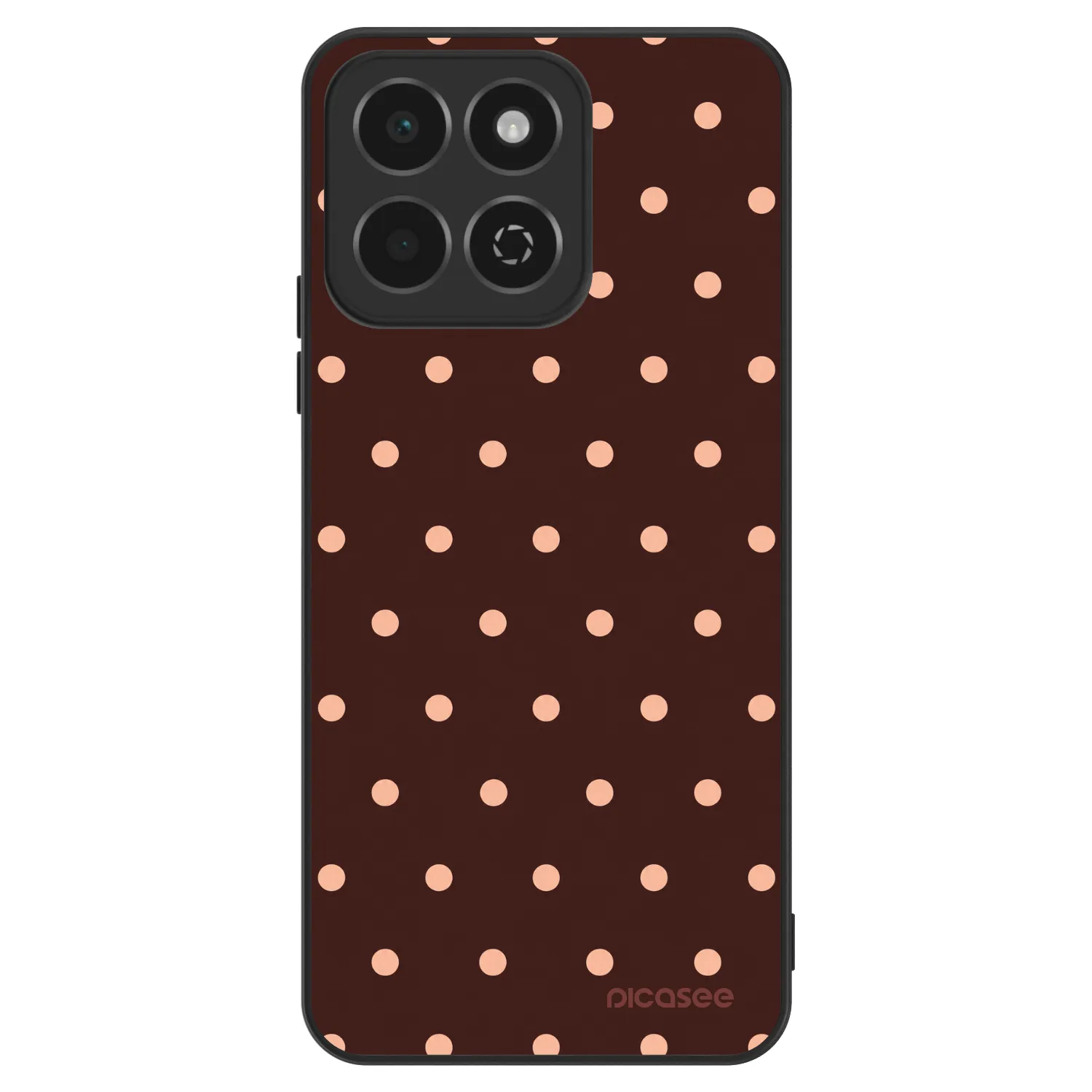 Picasee ULTIMATE CASE Honor 200 Smart 5G - készülékre - Peach Dots & Chocolate