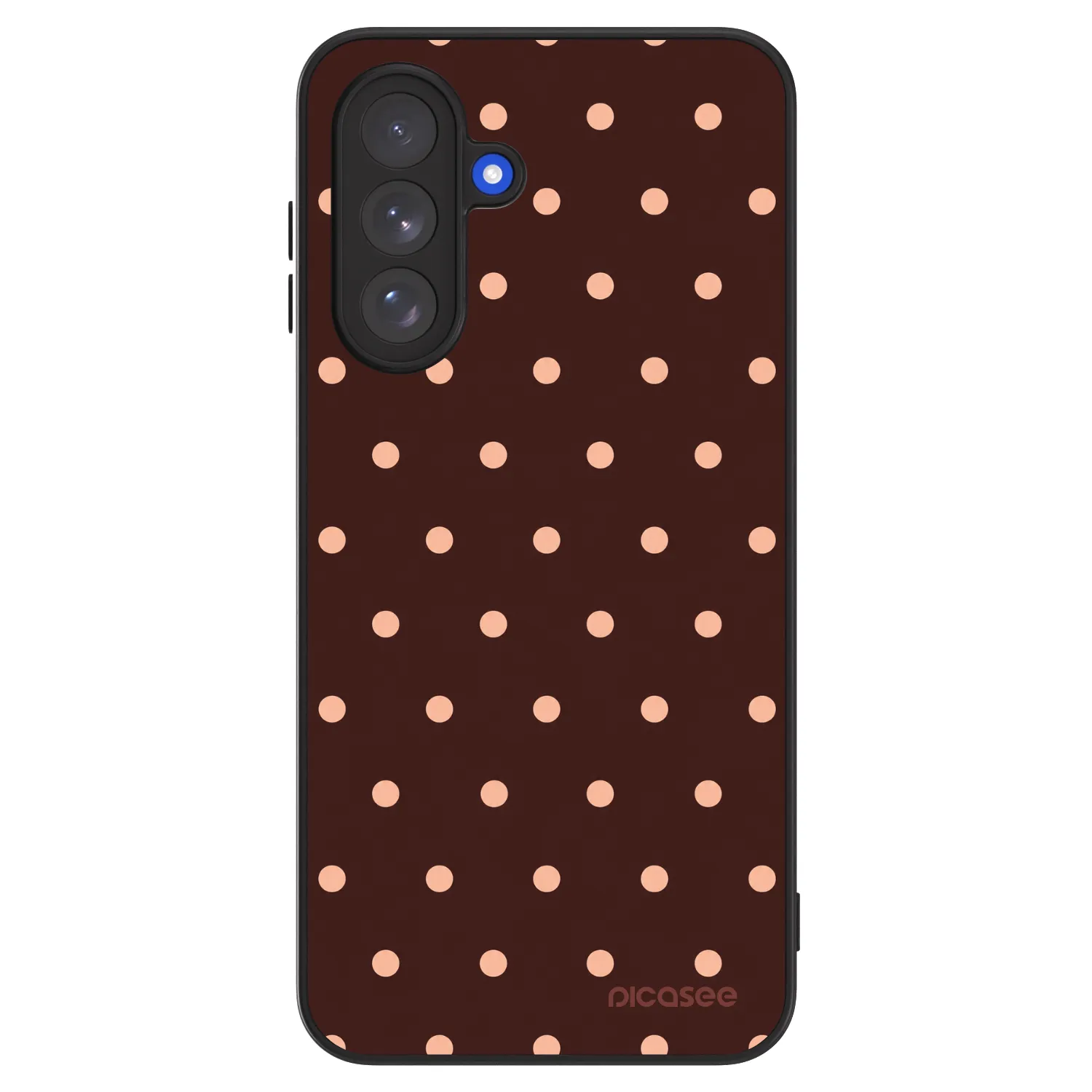 Picasee ULTIMATE CASE Samsung Galaxy A17 5G - készülékre - Peach Dots & Chocolate