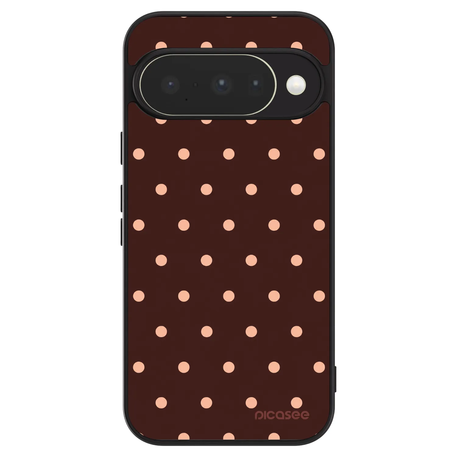 Picasee ULTIMATE CASE Google Pixel 10 - készülékre - Peach Dots & Chocolate