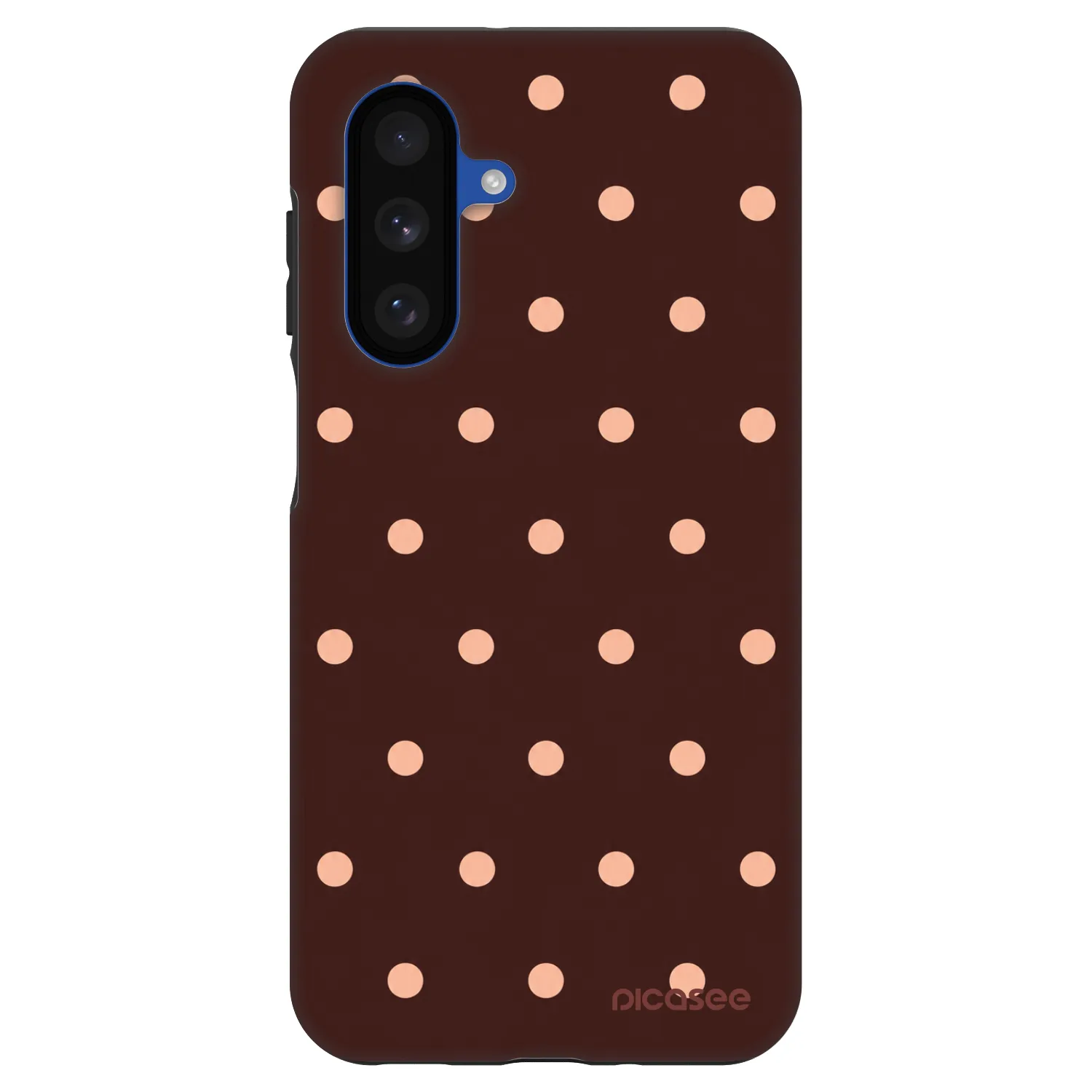 Picasee Fashion Case Samsung Galaxy A17 5G - Peach Dots & Chocolate