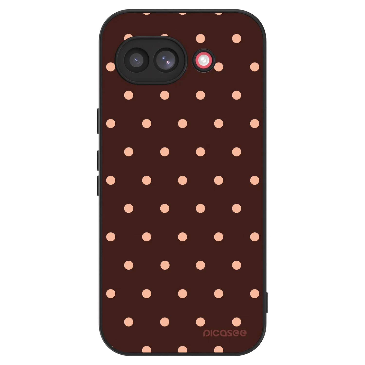 Picasee ULTIMATE CASE Google Pixel 10a - készülékre - Peach Dots & Chocolate