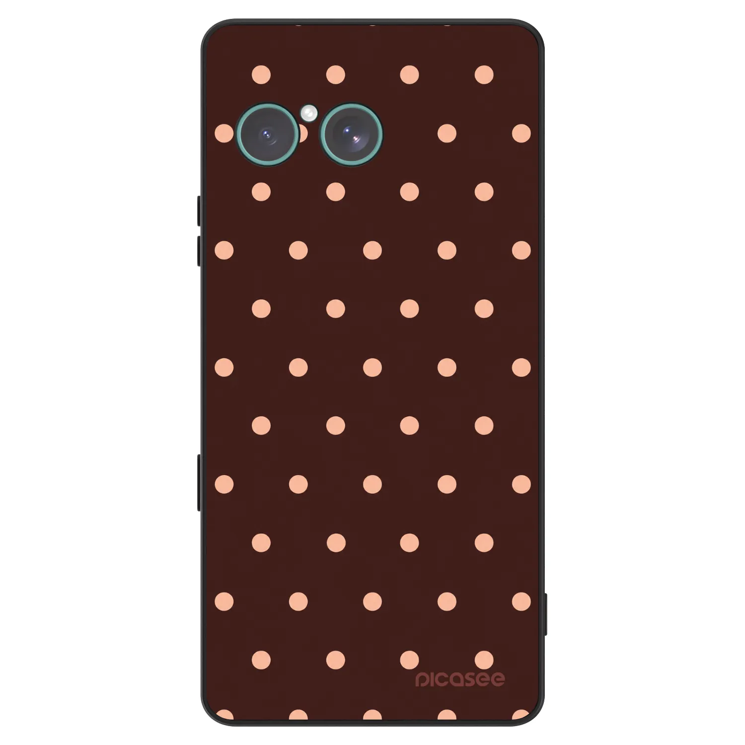 Picasee ULTIMATE CASE Sony Xperia 10 VII - készülékre - Peach Dots & Chocolate