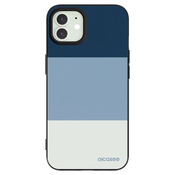 Picasee fekete szilikon tok az alábbi mobiltelefonokra Apple iPhone 12 - Coastal Blue