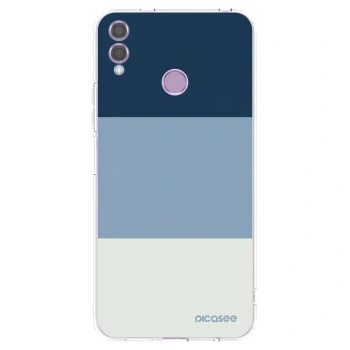 Picasee átlátszó szilikon tok az alábbi mobiltelefonokra Honor 8X - Coastal Blue
