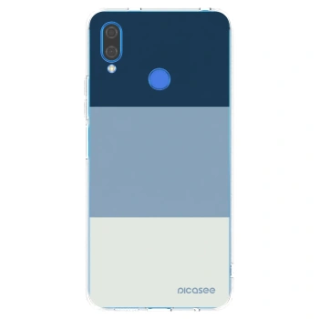 Picasee átlátszó szilikon tok az alábbi mobiltelefonokra Huawei Nova 3 - Coastal Blue