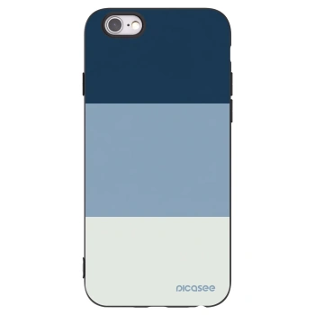 Picasee fekete szilikon tok az alábbi mobiltelefonokra Apple iPhone 6/6S - Coastal Blue