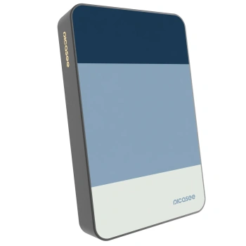 Picasee Powerbank MagSafe 10 000 mAh Szürke - Coastal Blue