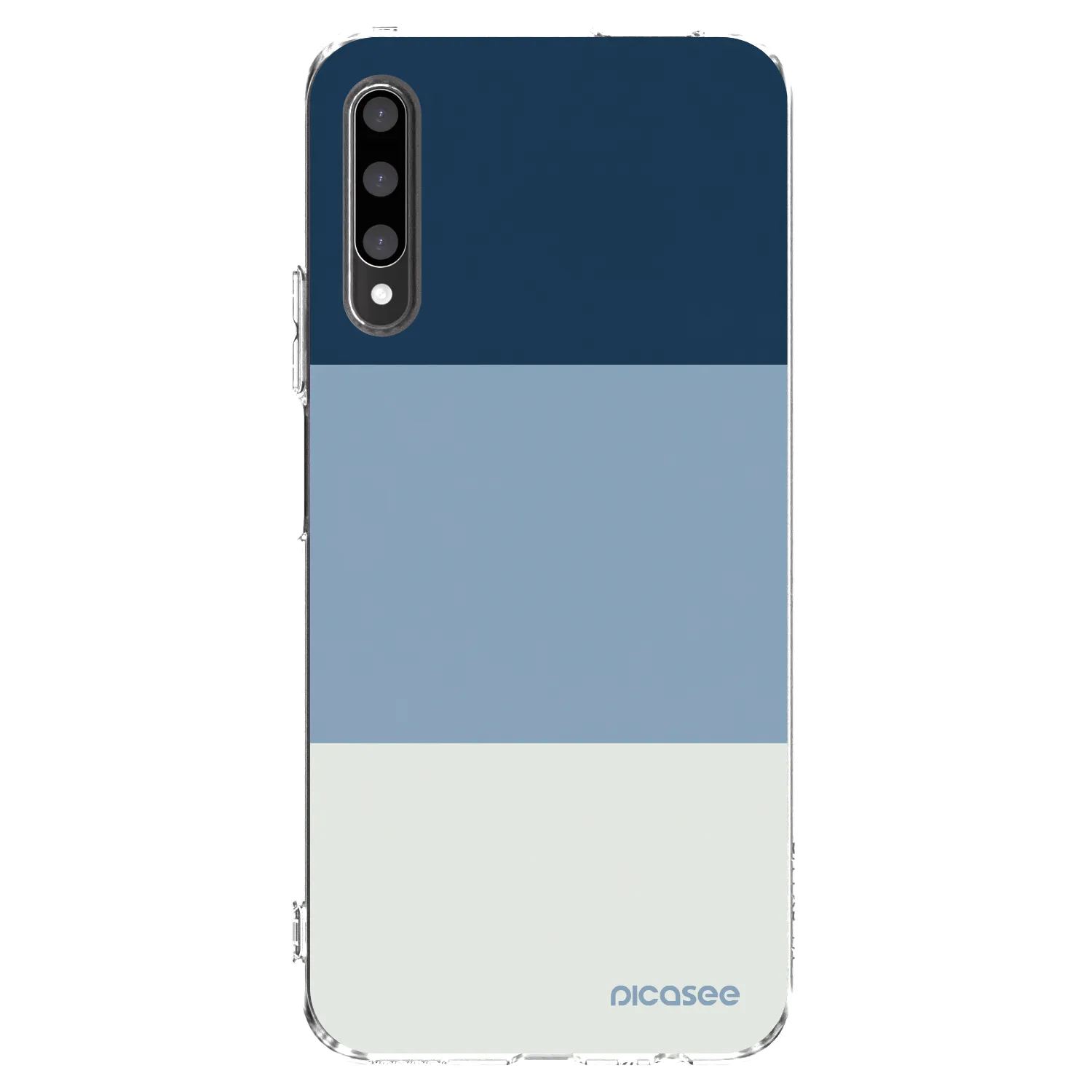 Picasee átlátszó szilikon tok az alábbi mobiltelefonokra Honor 9X Pro - Coastal Blue