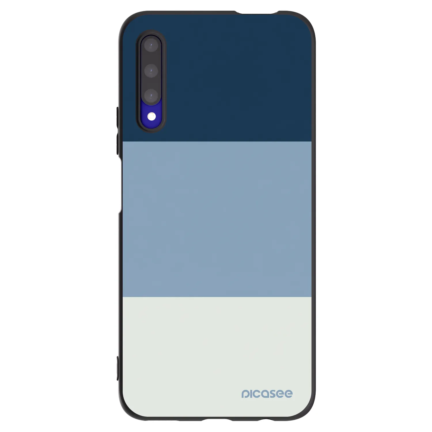 Picasee fekete szilikon tok az alábbi mobiltelefonokra Honor 9X Pro - Coastal Blue