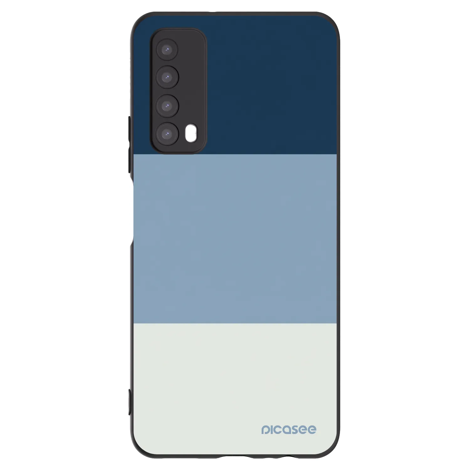 Picasee fekete szilikon tok az alábbi mobiltelefonokra Huawei P Smart 2021 - Coastal Blue