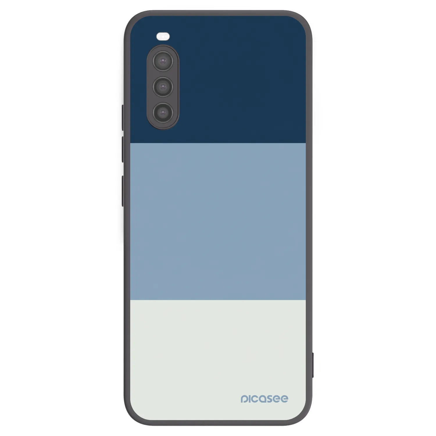 Picasee fekete szilikon tok az alábbi mobiltelefonokra Sony Xperia 10 II - Coastal Blue