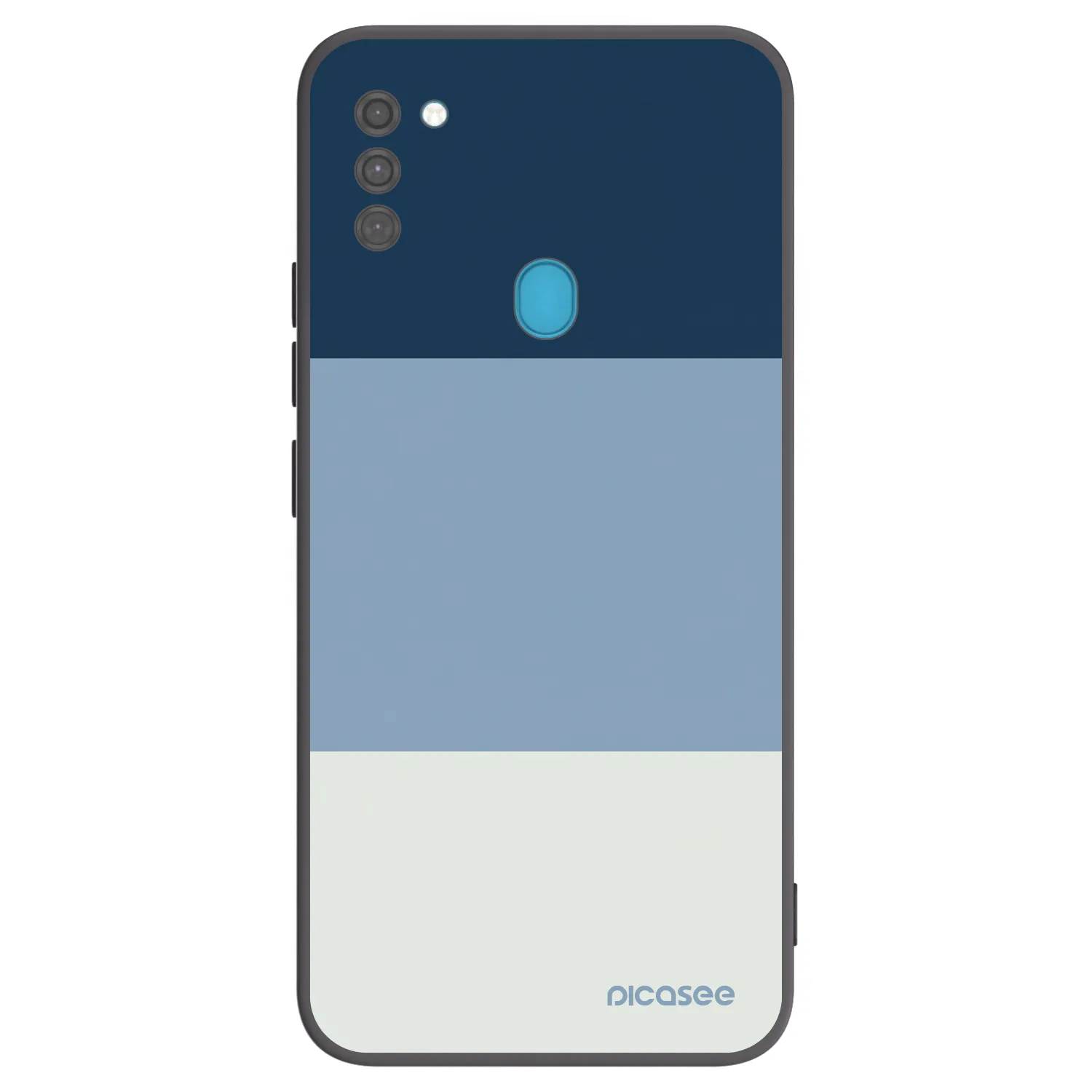 Picasee fekete szilikon tok az alábbi mobiltelefonokra Samsung Galaxy M11 - Coastal Blue