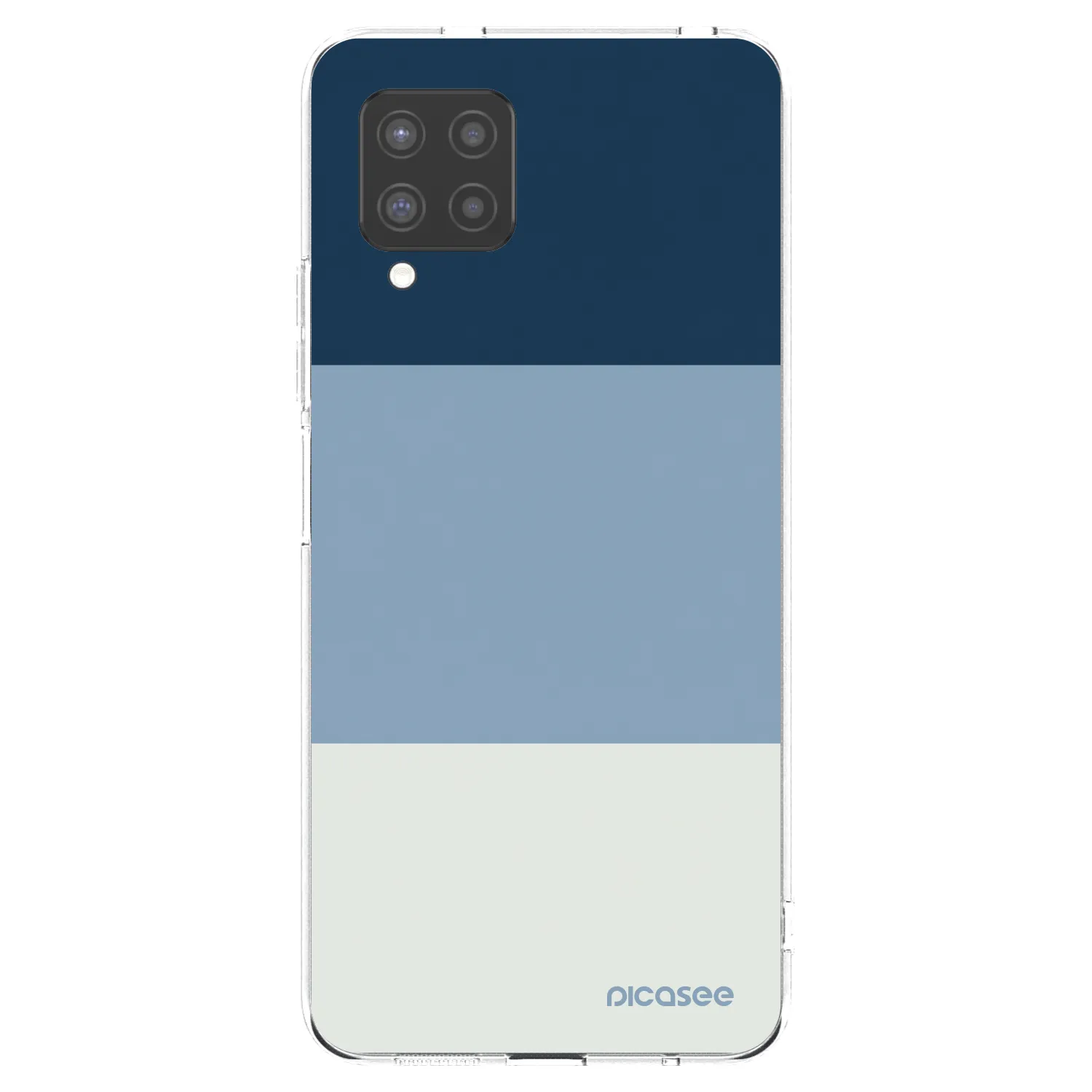 Picasee átlátszó szilikon tok az alábbi mobiltelefonokra Samsung Galaxy A42 A426B - Coastal Blue
