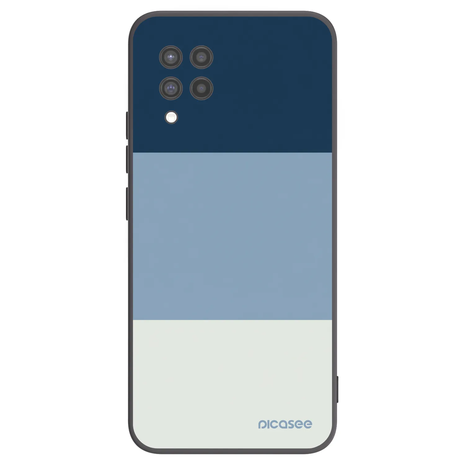 Picasee fekete szilikon tok az alábbi mobiltelefonokra Samsung Galaxy A42 A426B - Coastal Blue
