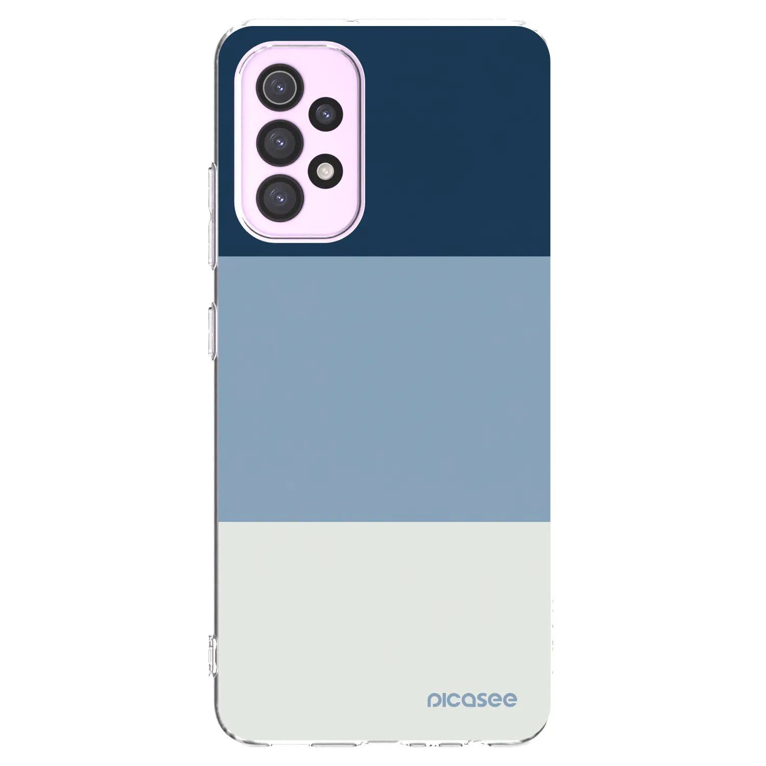 Picasee átlátszó szilikon tok az alábbi mobiltelefonokra Samsung Galaxy A32 5G A326B - Coastal Blue