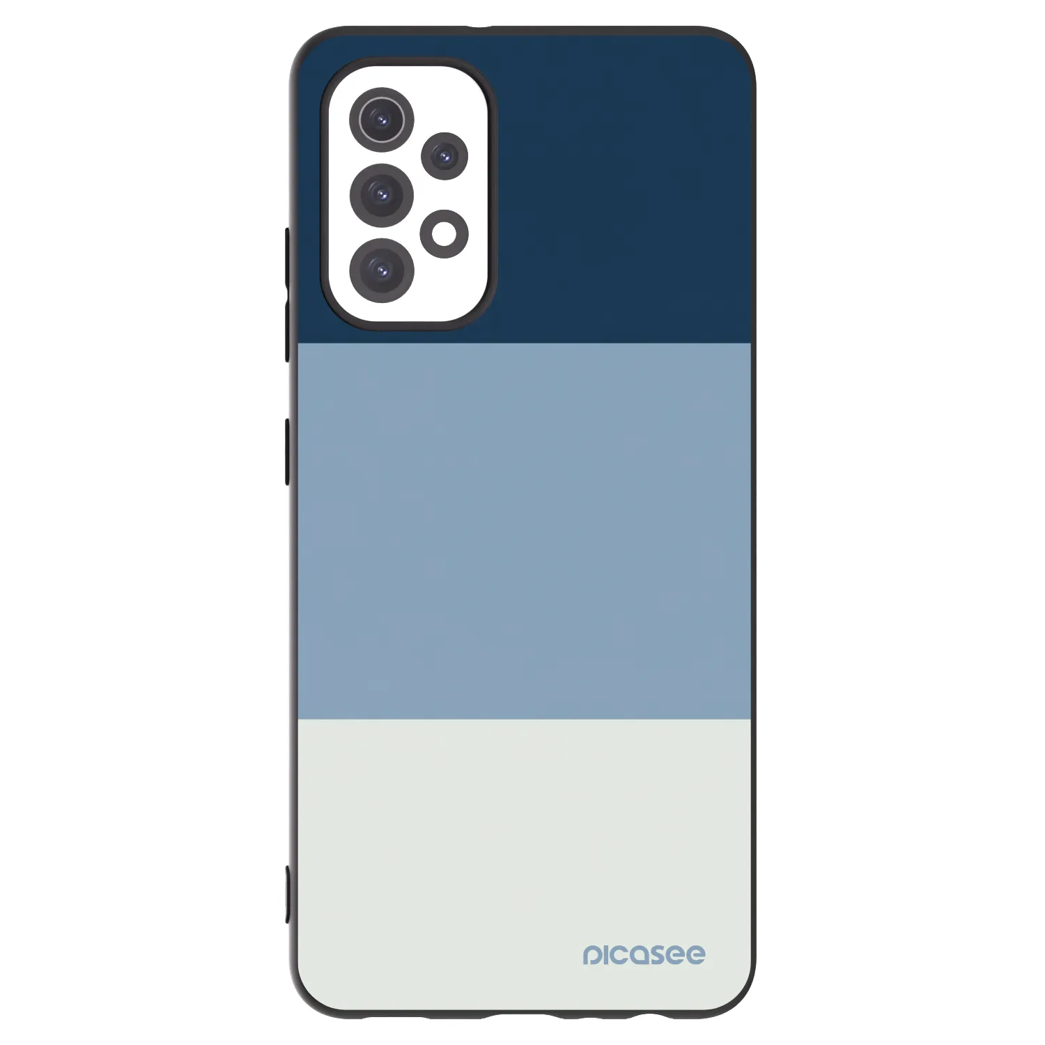 Picasee fekete szilikon tok az alábbi mobiltelefonokra Samsung Galaxy A32 5G A326B - Coastal Blue