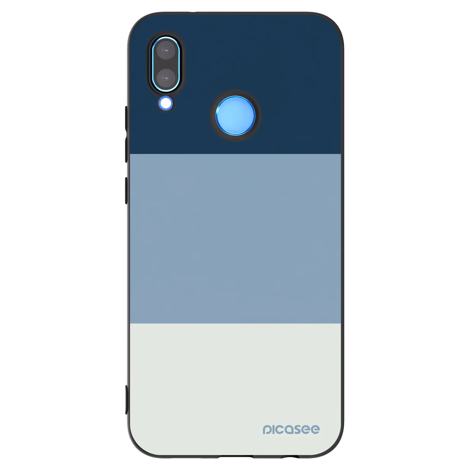 Picasee fekete szilikon tok az alábbi mobiltelefonokra Huawei P20 Lite - Coastal Blue