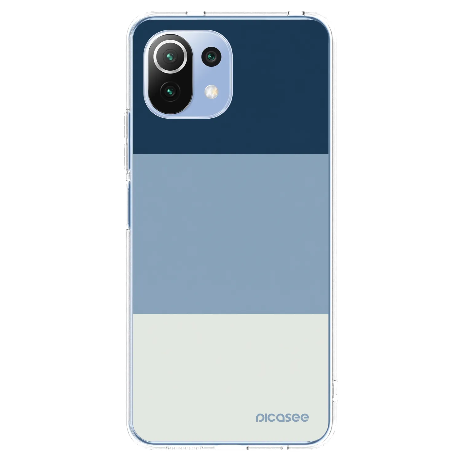 Picasee átlátszó szilikon tok az alábbi mobiltelefonokra Xiaomi Mi 11 Lite - Coastal Blue