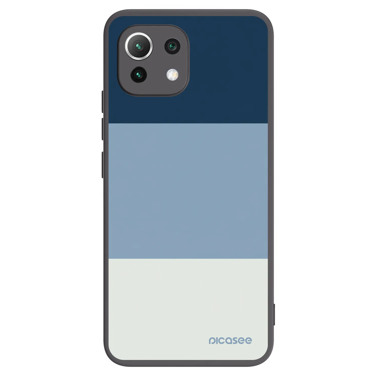 Picasee fekete szilikon tok az alábbi mobiltelefonokra Xiaomi Mi 11 Lite - Coastal Blue