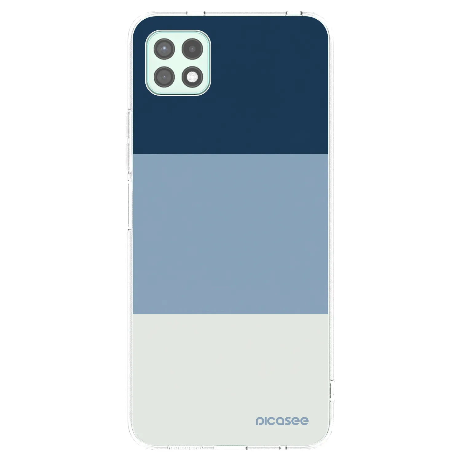 Picasee átlátszó szilikon tok az alábbi mobiltelefonokra Samsung Galaxy A22 A226B 5G - Coastal Blue