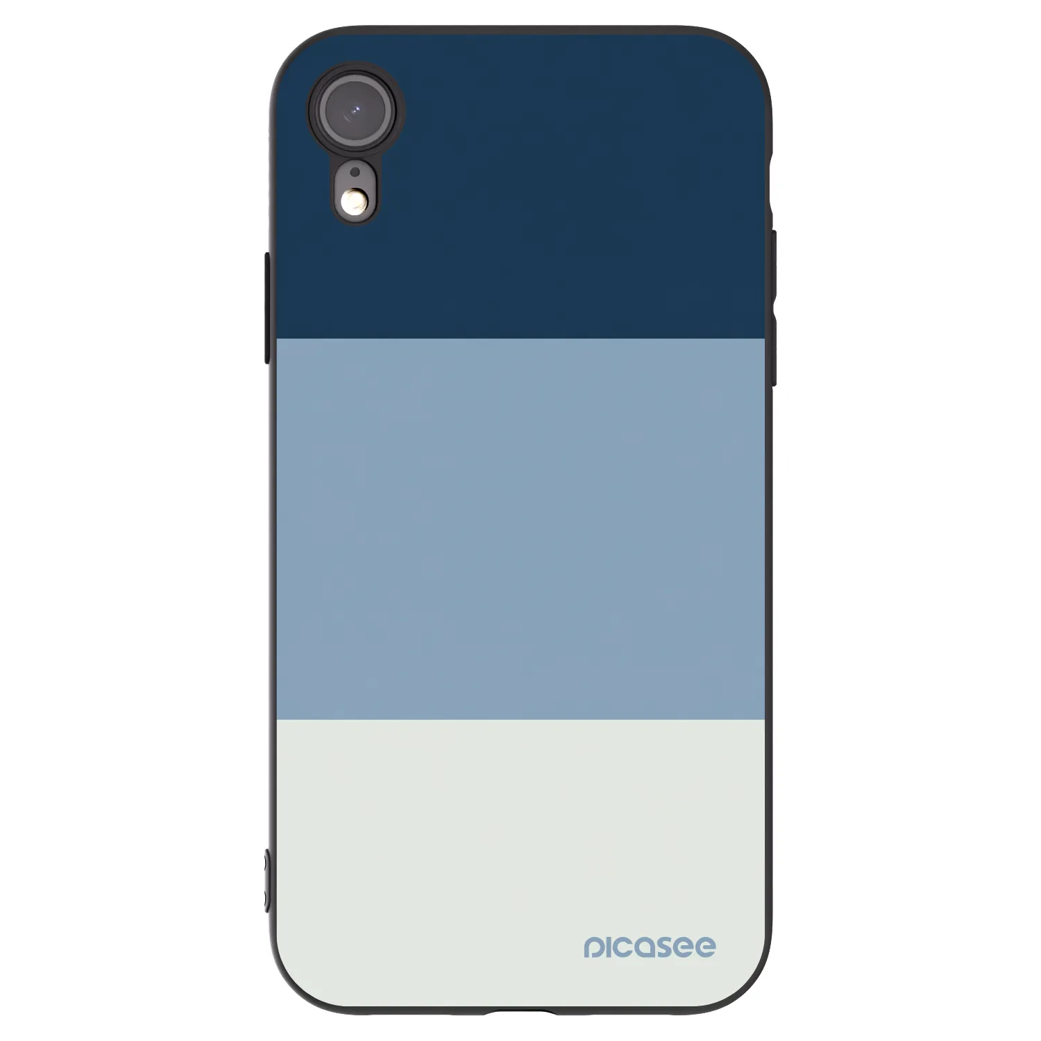 Picasee fekete szilikon tok az alábbi mobiltelefonokra Apple iPhone XR - Coastal Blue