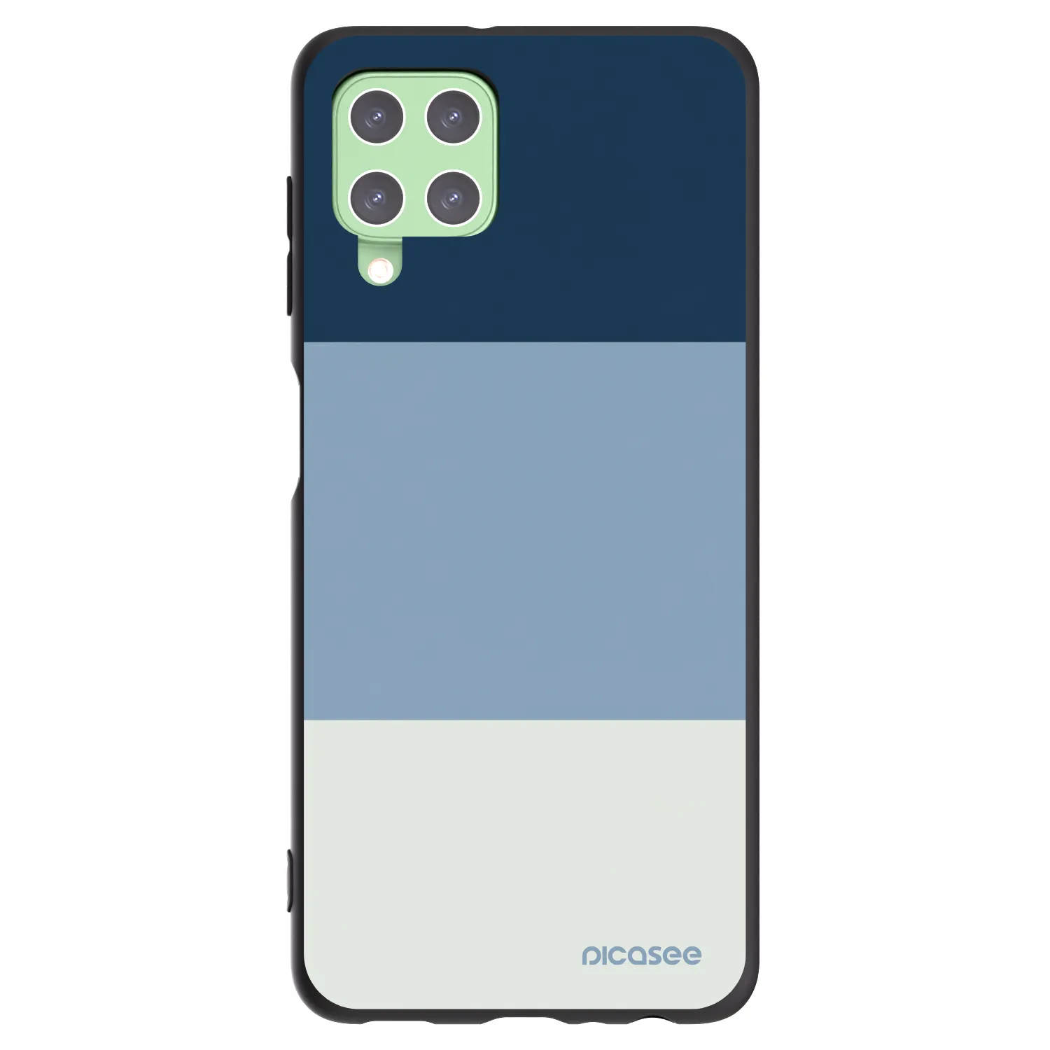 Picasee fekete szilikon tok az alábbi mobiltelefonokra Samsung Galaxy A22 A225F 4G - Coastal Blue