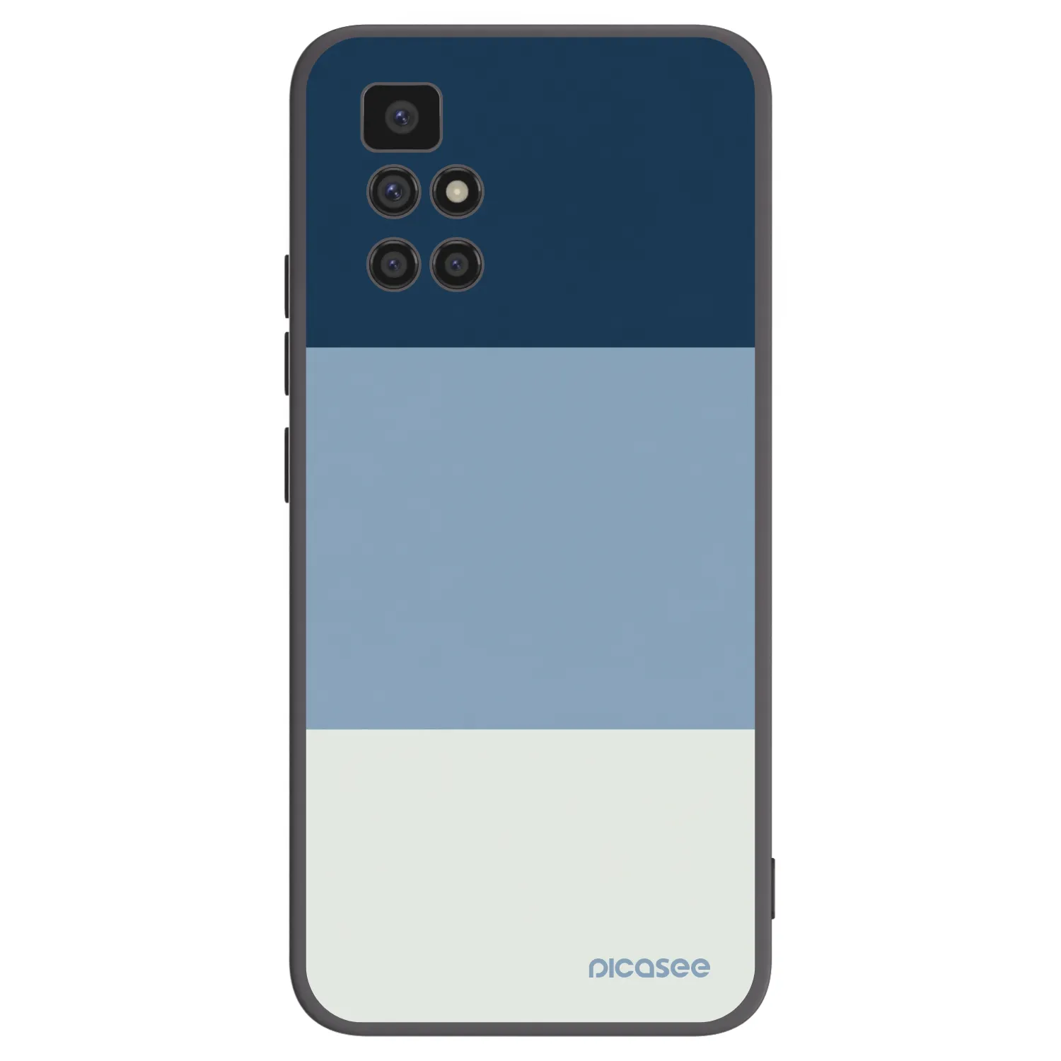 Picasee fekete szilikon tok az alábbi mobiltelefonokra Xiaomi Redmi 10 - Coastal Blue