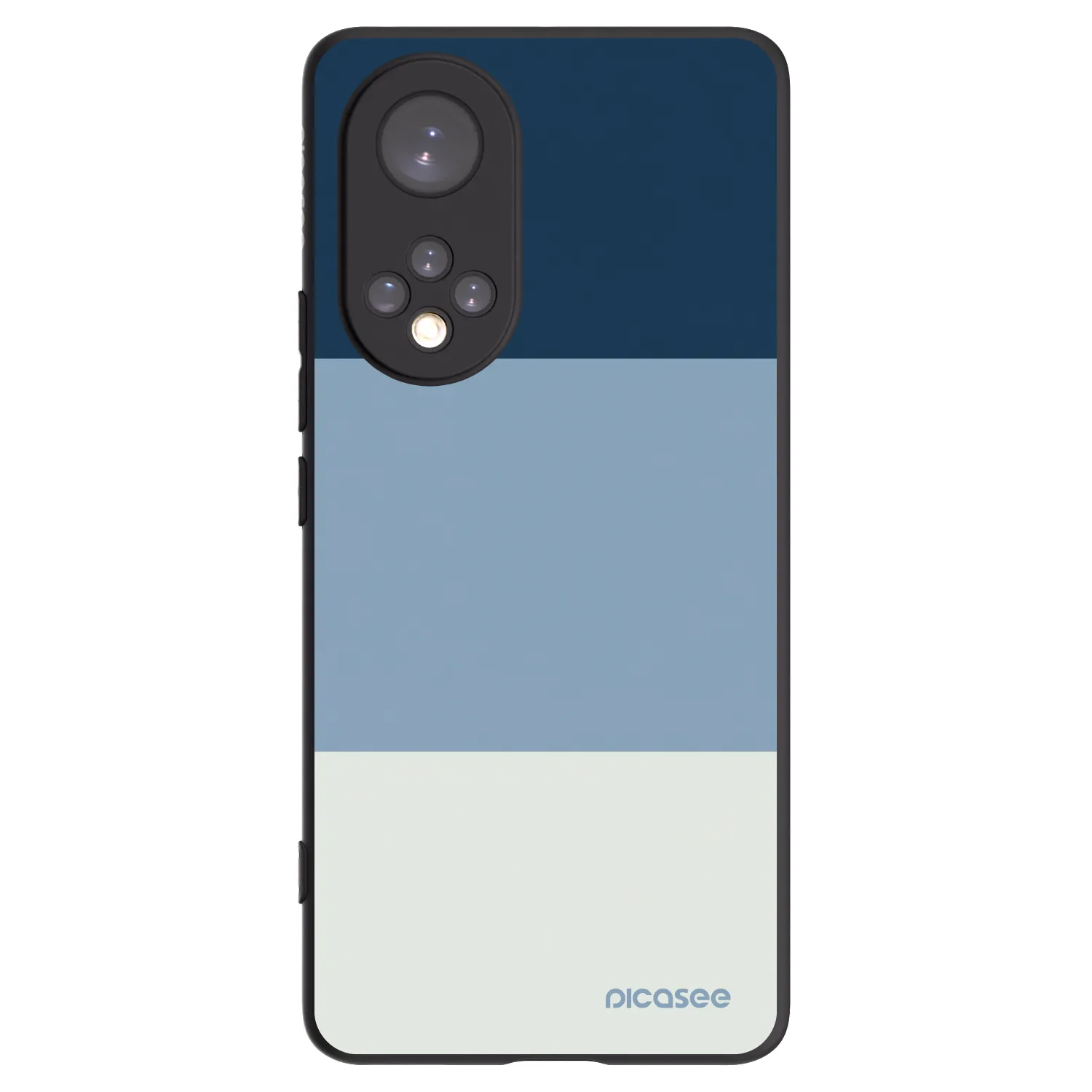 Picasee fekete szilikon tok az alábbi mobiltelefonokra Honor 50 5G - Coastal Blue