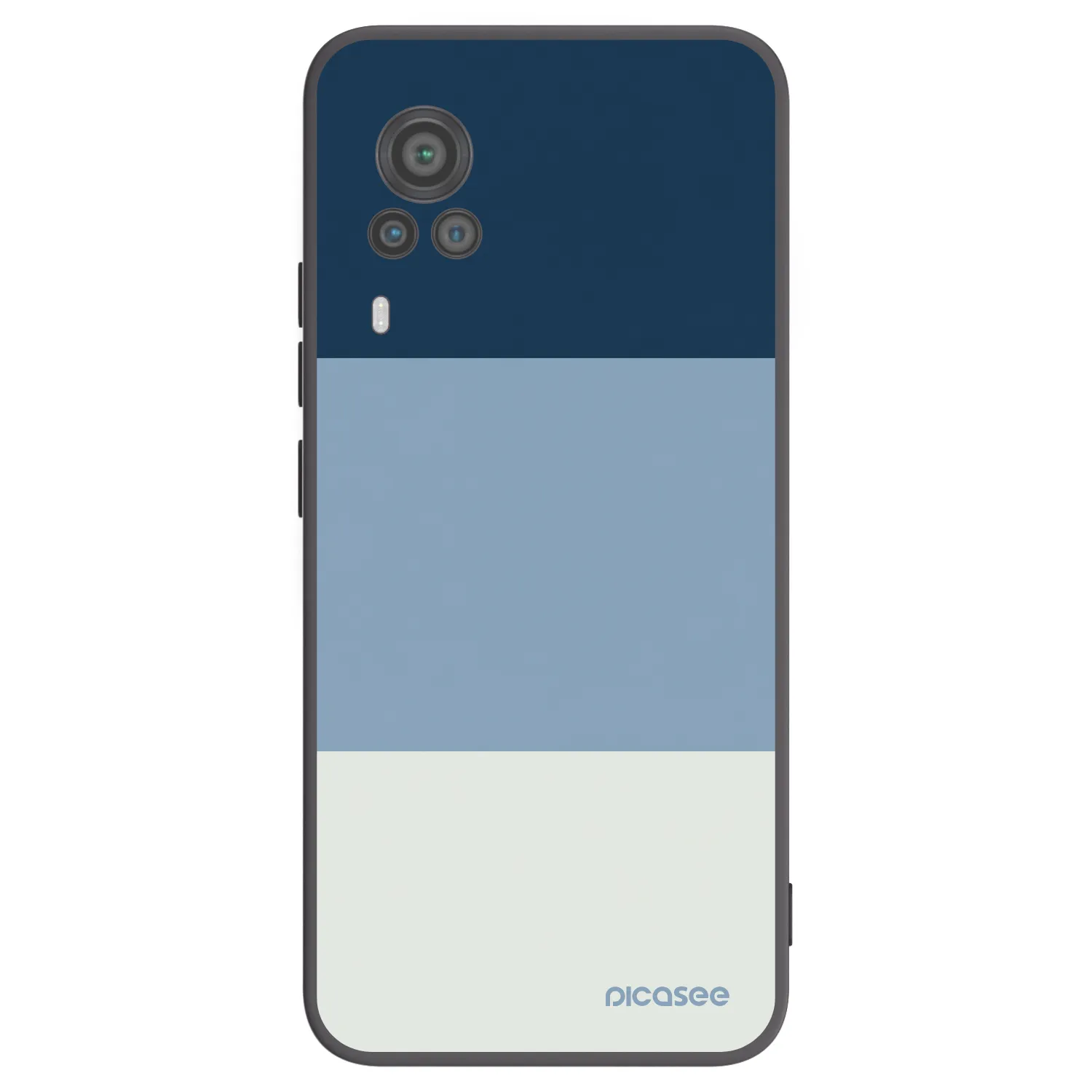 Picasee fekete szilikon tok az alábbi mobiltelefonokra Vivo X60 Pro 5G - Coastal Blue