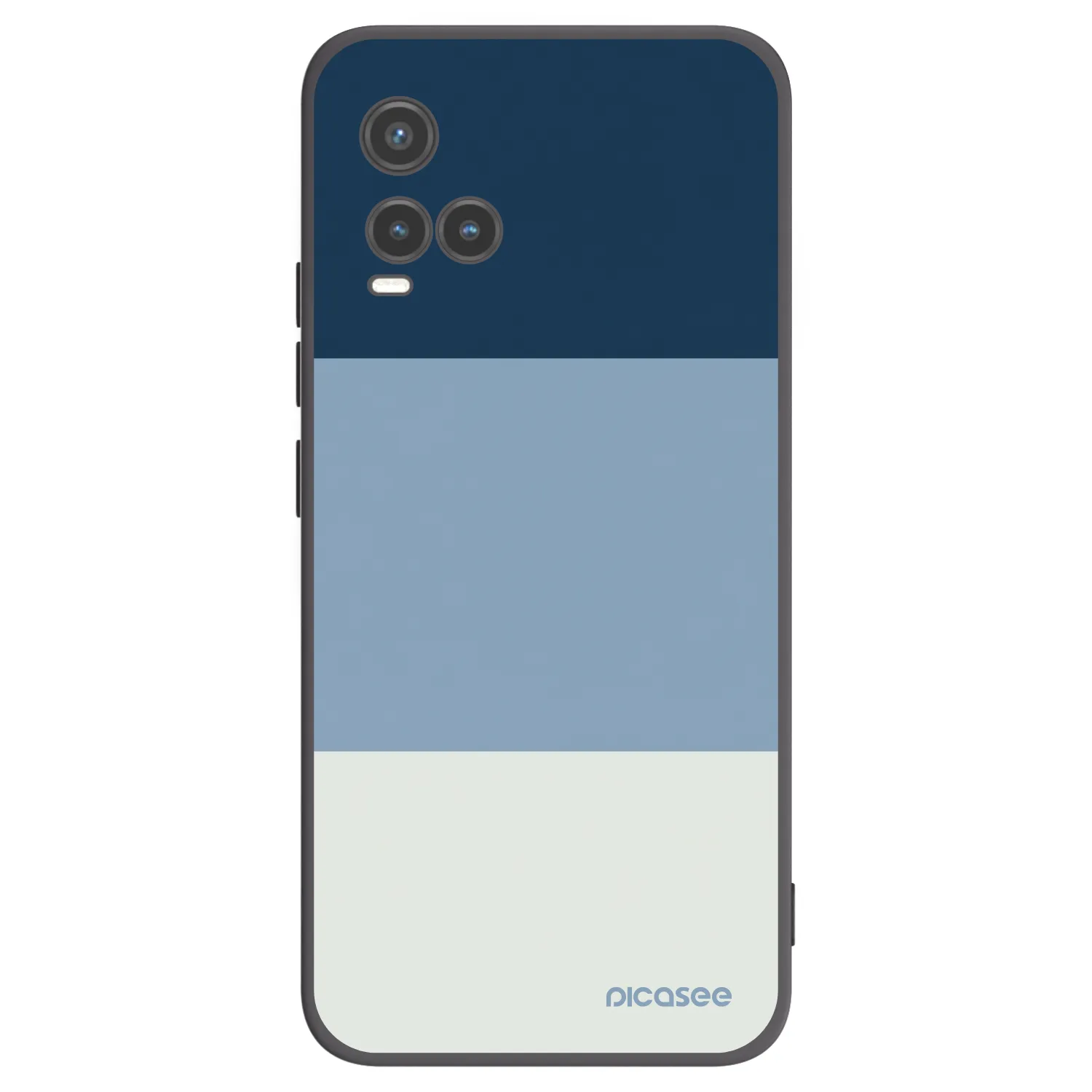 Picasee fekete szilikon tok az alábbi mobiltelefonokra Vivo Y33s - Coastal Blue