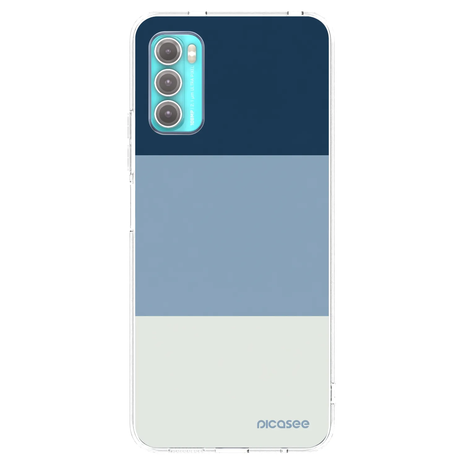 Picasee átlátszó szilikon tok az alábbi mobiltelefonokra Motorola Moto G60 - Coastal Blue