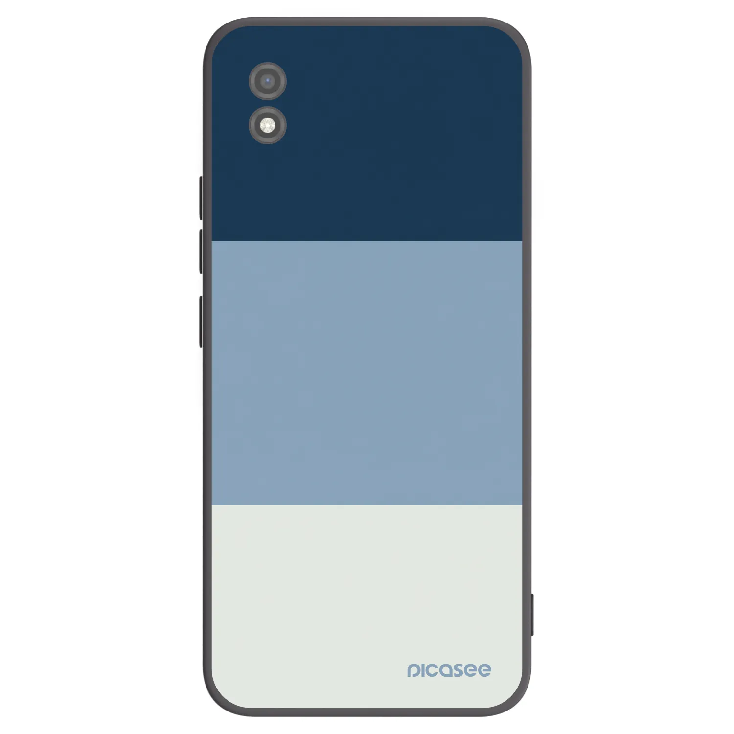 Picasee fekete szilikon tok az alábbi mobiltelefonokra Realme C11 (2021) - Coastal Blue