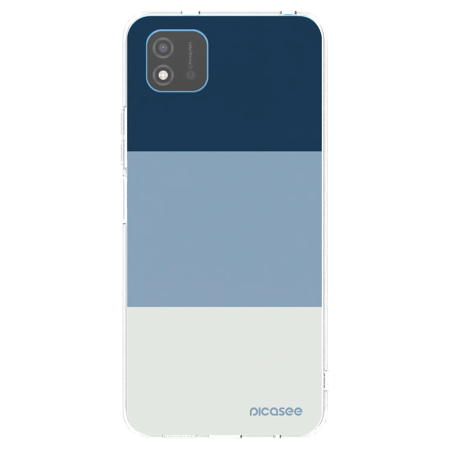 Picasee átlátszó szilikon tok az alábbi mobiltelefonokra Realme C11 (2021) - Coastal Blue