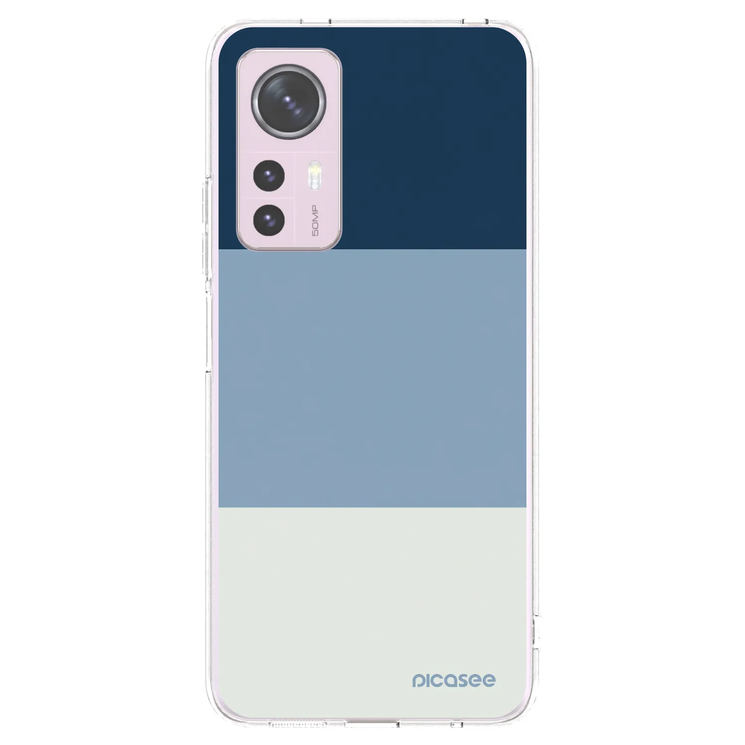 Picasee átlátszó szilikon tok az alábbi mobiltelefonokra Xiaomi 12 - Coastal Blue