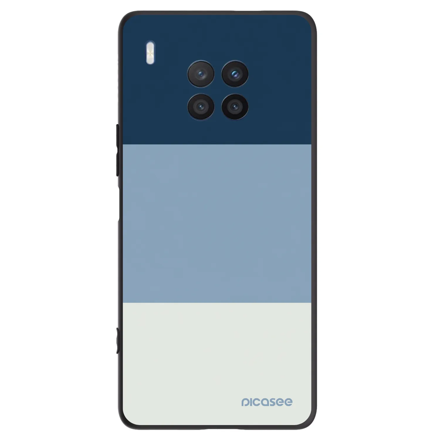 Picasee fekete szilikon tok az alábbi mobiltelefonokra Honor 50 Lite - Coastal Blue