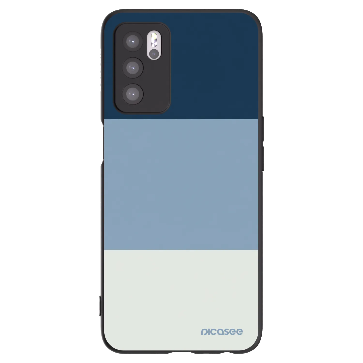 Picasee fekete szilikon tok az alábbi mobiltelefonokra OPPO A16s - Coastal Blue