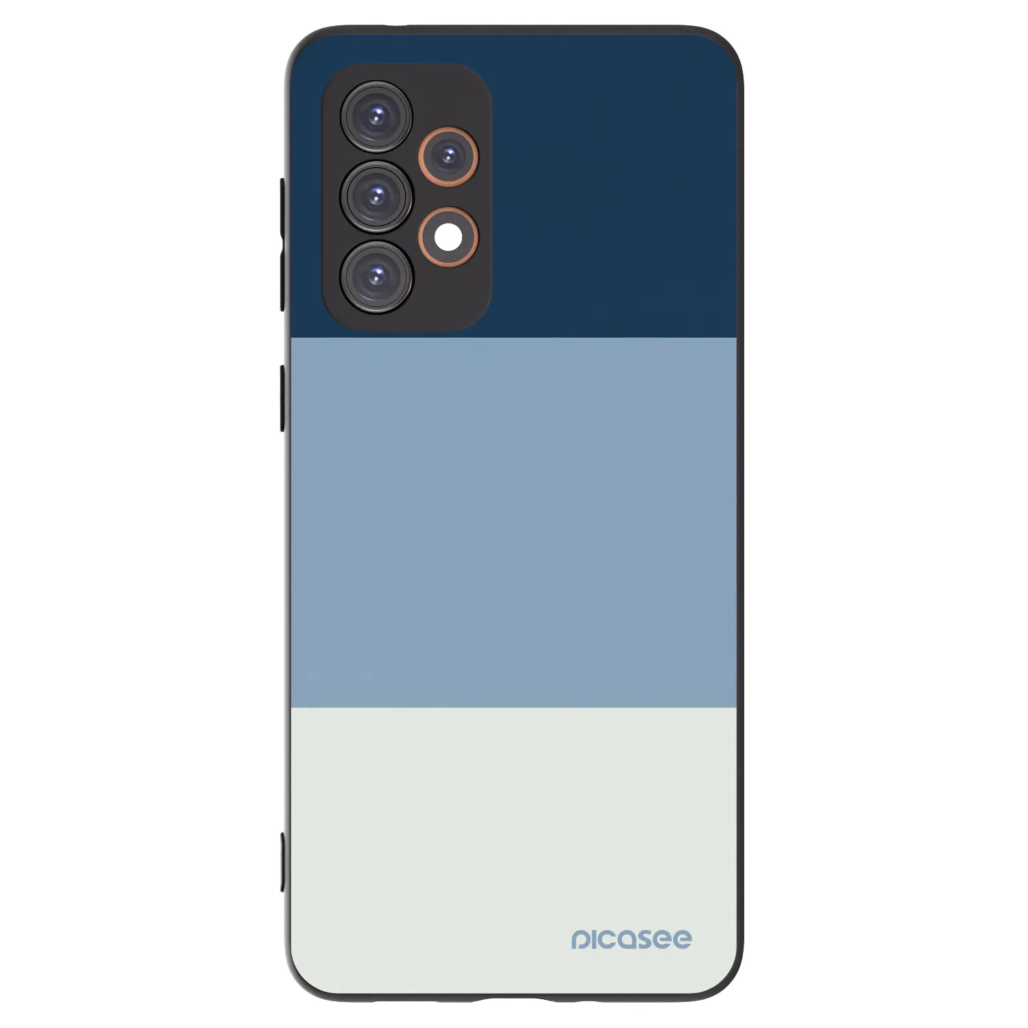 Picasee fekete szilikon tok az alábbi mobiltelefonokra Samsung Galaxy A33 5G A336 - Coastal Blue