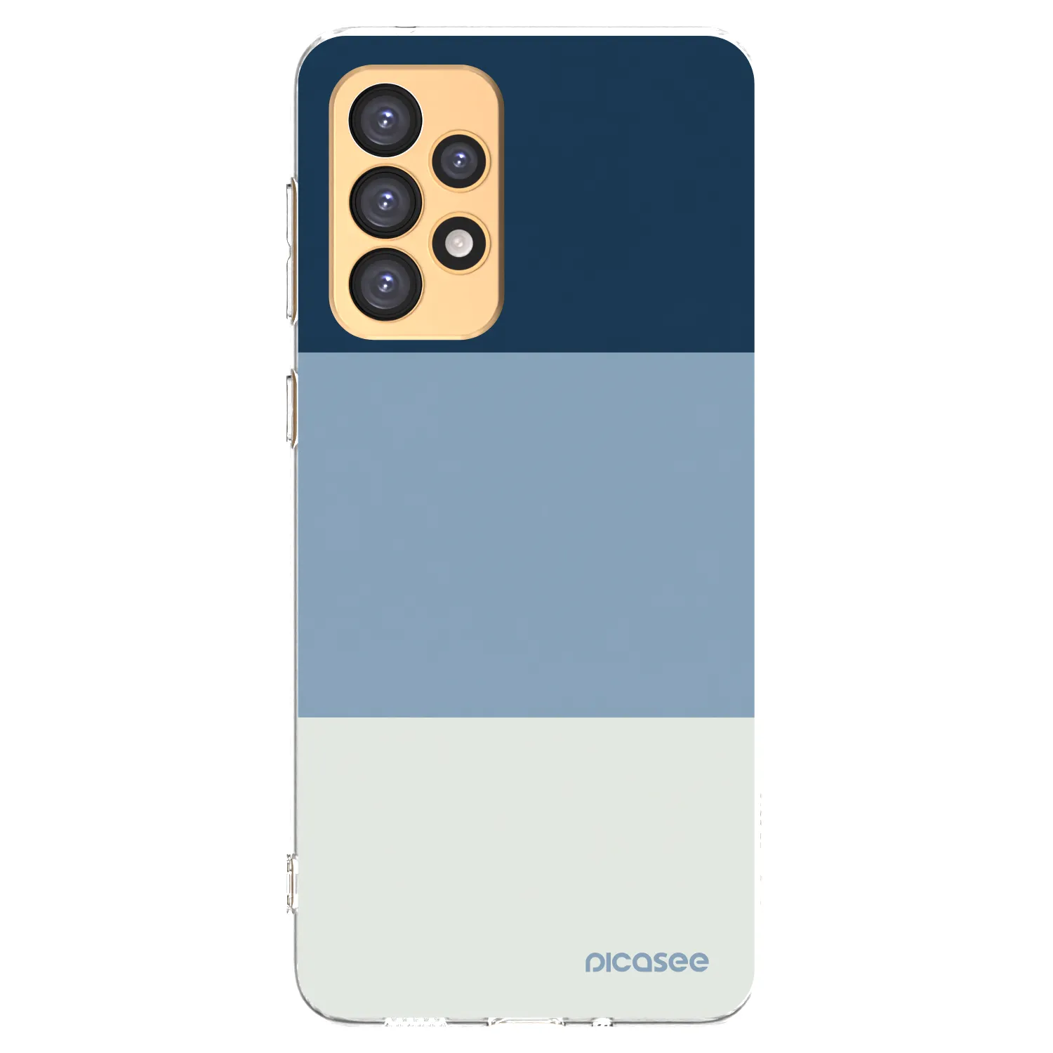 Picasee átlátszó szilikon tok az alábbi mobiltelefonokra Samsung Galaxy A33 5G A336 - Coastal Blue