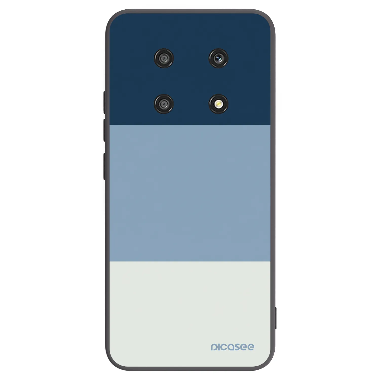 Picasee fekete szilikon tok az alábbi mobiltelefonokra Honor Magic4 Lite 5G - Coastal Blue