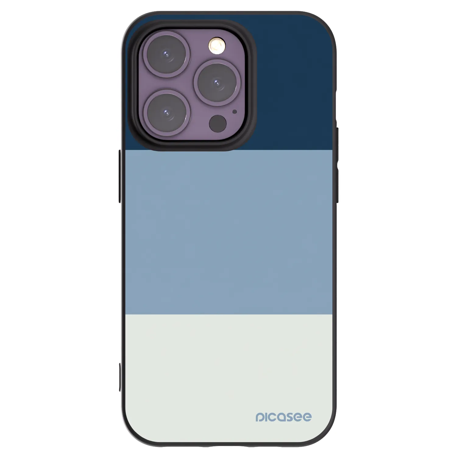 Picasee fekete szilikon tok az alábbi mobiltelefonokra Apple iPhone 14 Pro - Coastal Blue