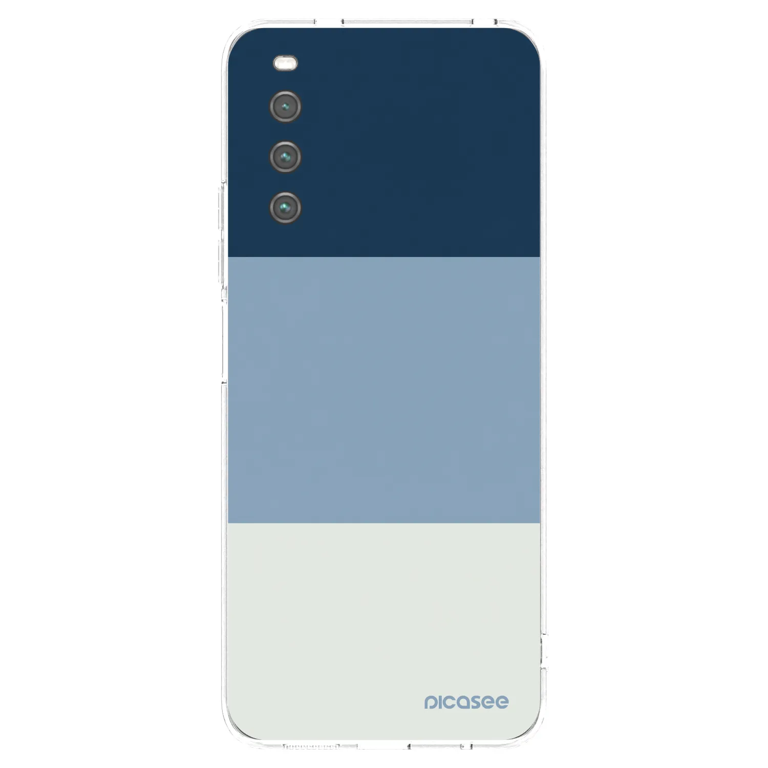 Picasee átlátszó szilikon tok az alábbi mobiltelefonokra Sony Xperia 10 IV 5G - Coastal Blue