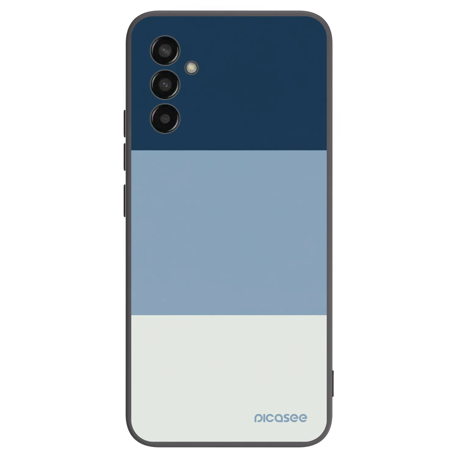 Picasee fekete szilikon tok az alábbi mobiltelefonokra Samsung Galaxy M13 M135F - Coastal Blue