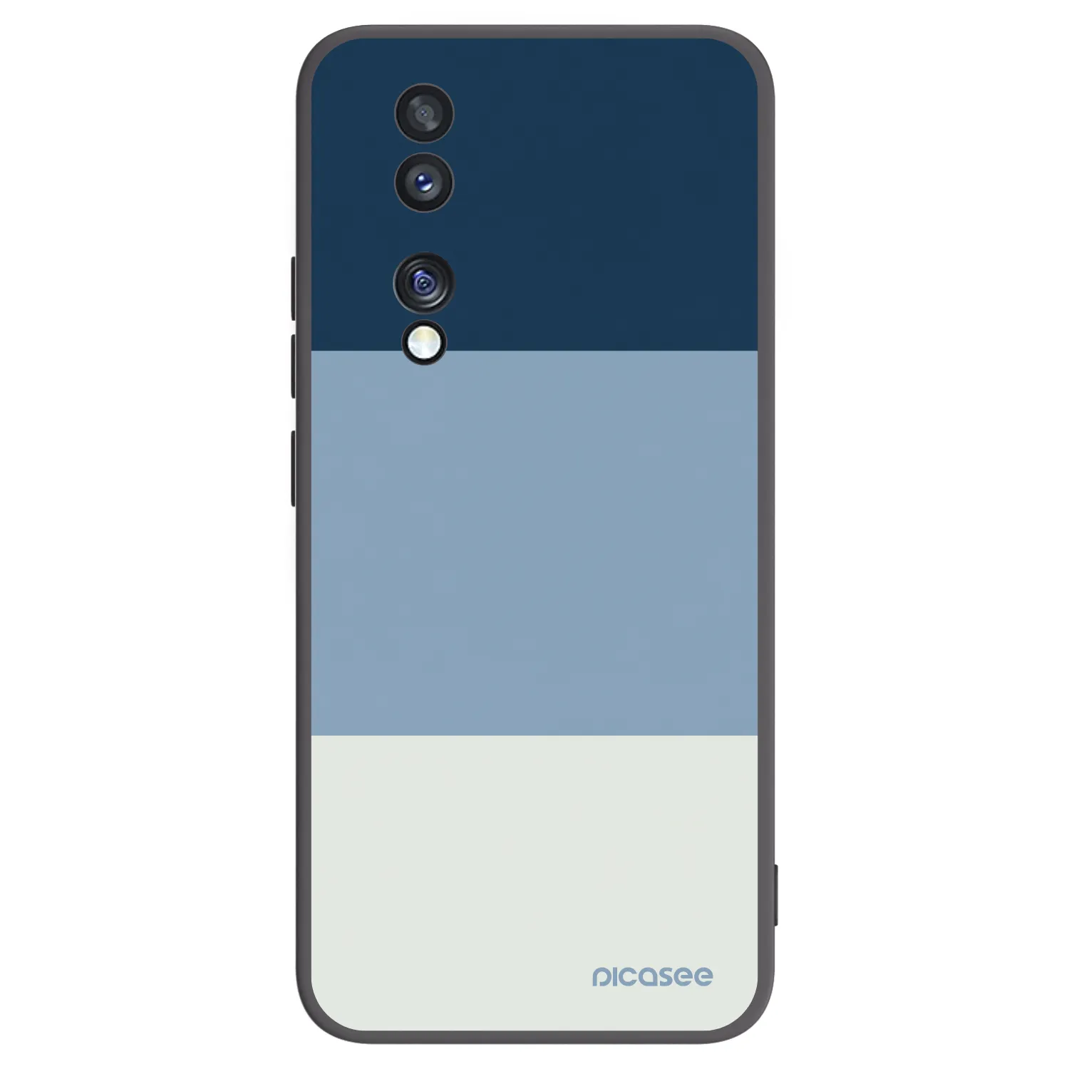 Picasee fekete szilikon tok az alábbi mobiltelefonokra Honor 70 - Coastal Blue