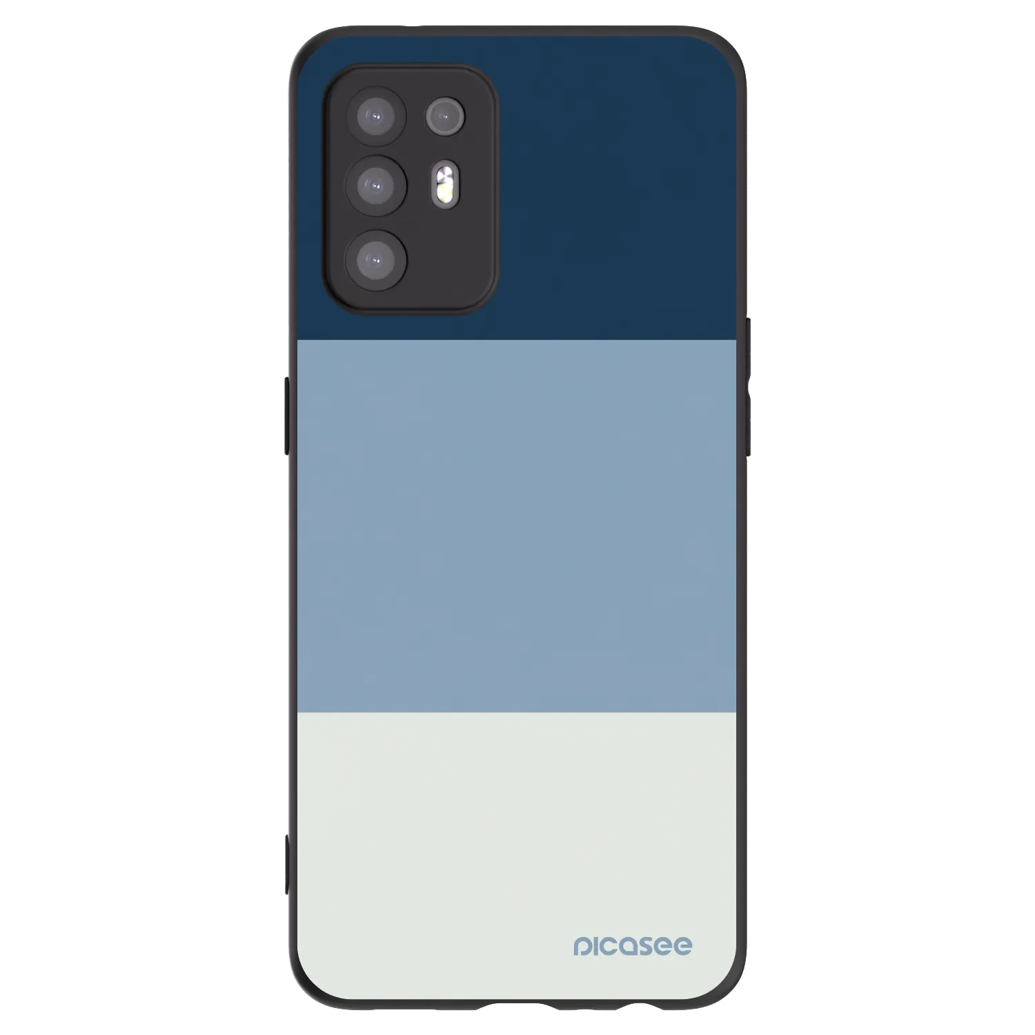 Picasee fekete szilikon tok az alábbi mobiltelefonokra OPPO A94 5G - Coastal Blue