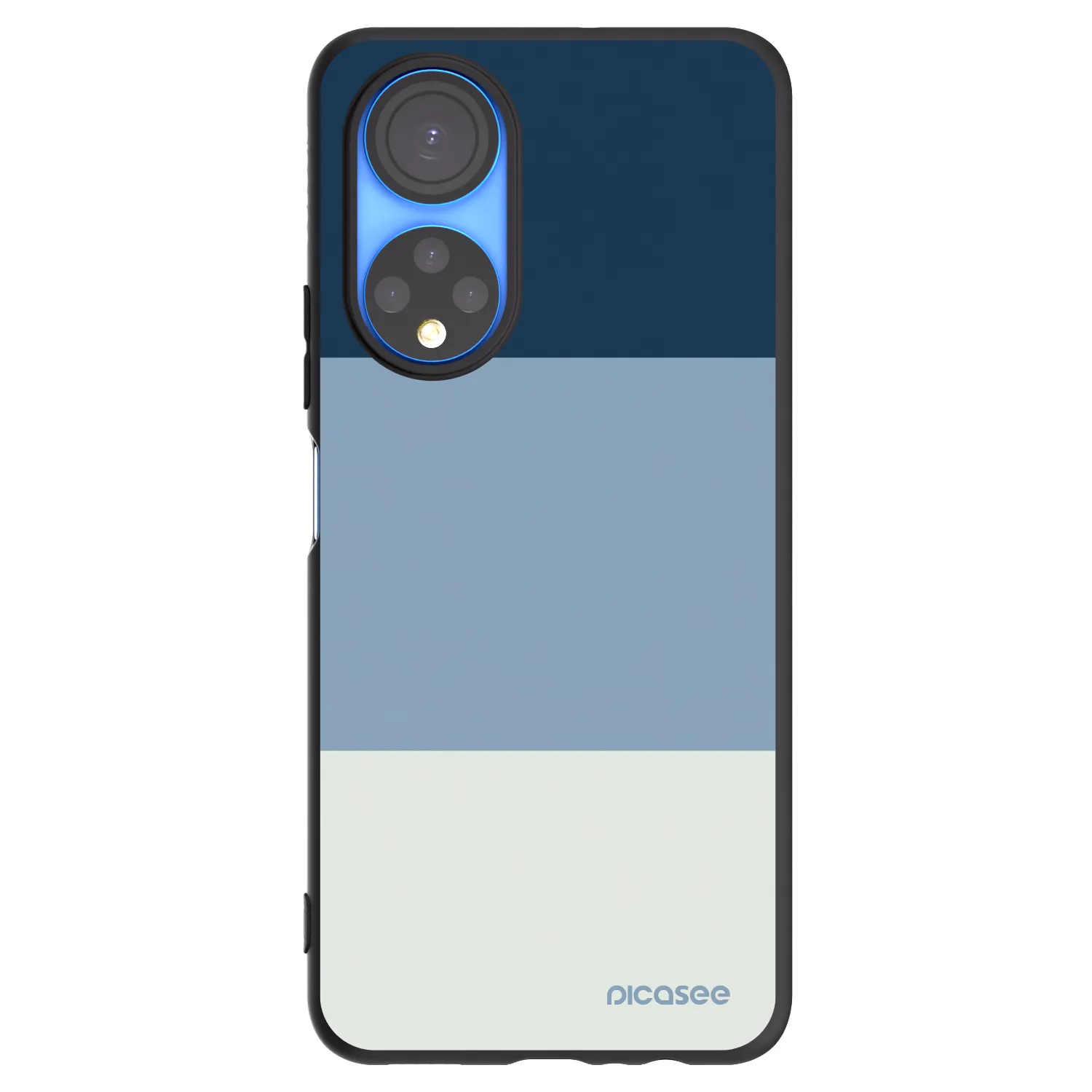 Picasee fekete szilikon tok az alábbi mobiltelefonokra Honor X7 - Coastal Blue