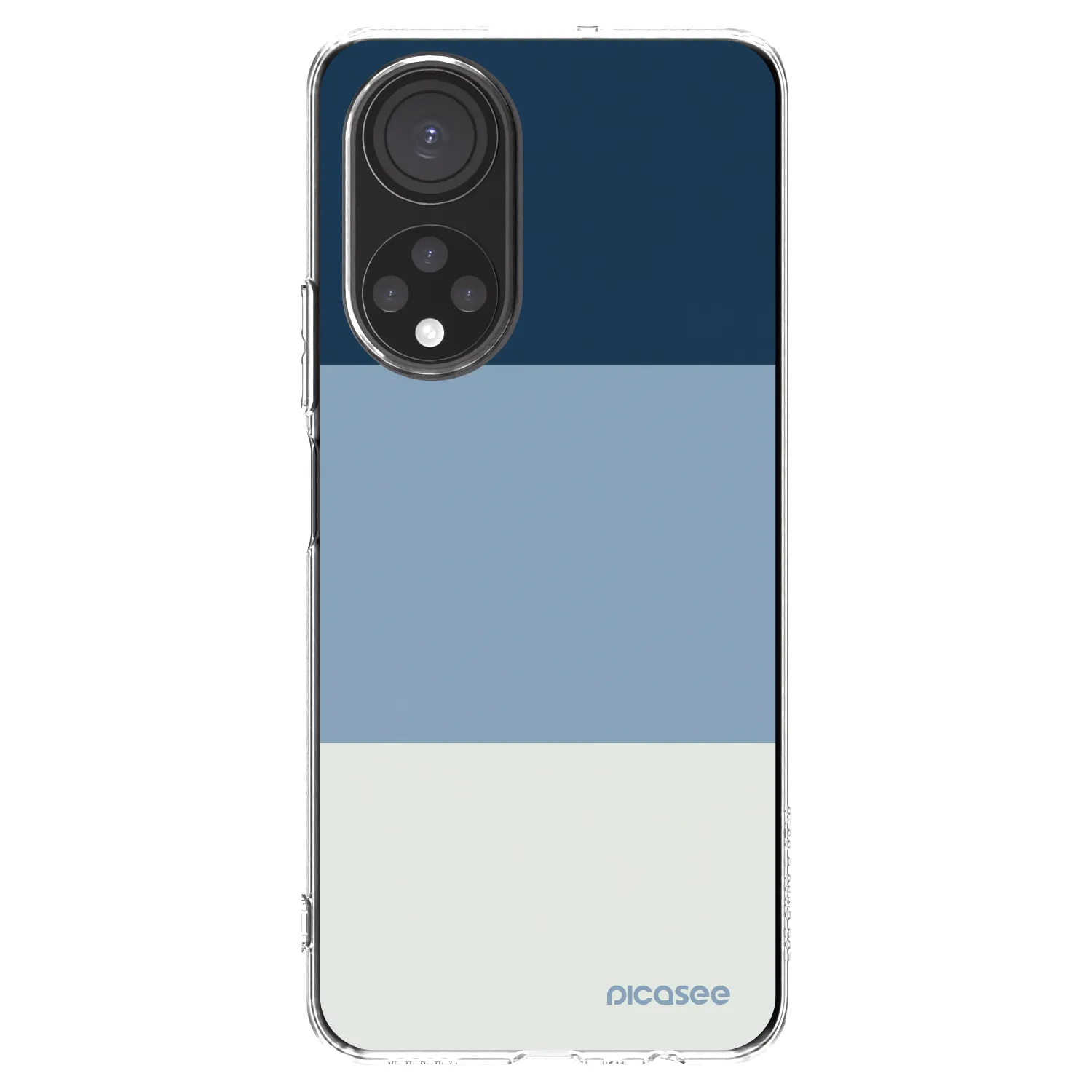 Picasee átlátszó szilikon tok az alábbi mobiltelefonokra Honor X7 - Coastal Blue