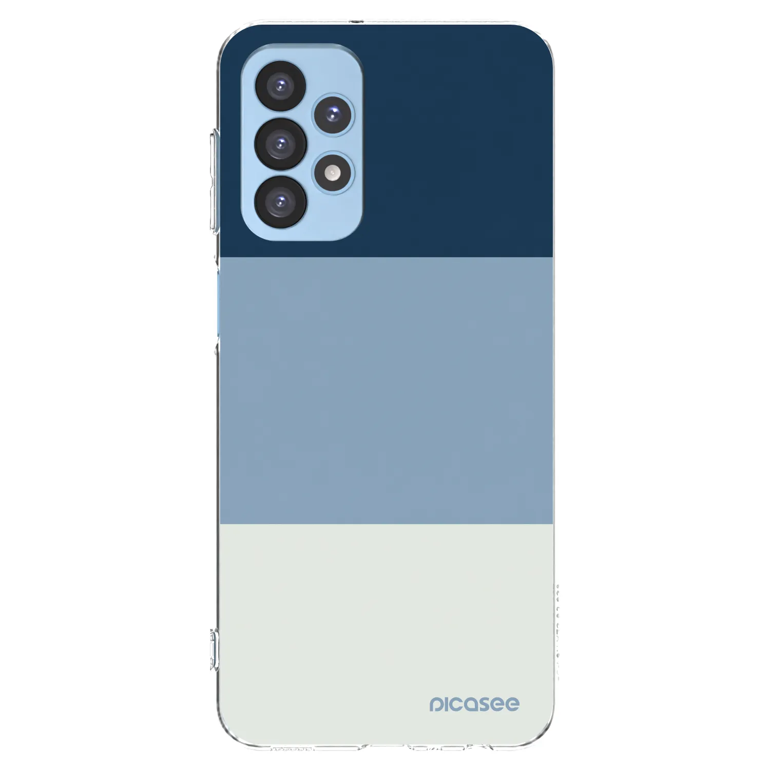 Picasee átlátszó szilikon tok az alábbi mobiltelefonokra Samsung Galaxy A23 A235F 4G - Coastal Blue